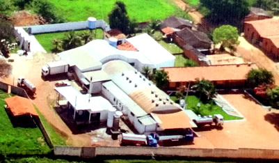 Vista aérea - Laticínio Bethe